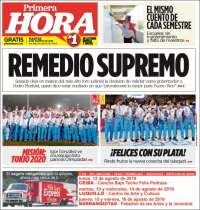 Portada de Primera Hora (Puerto Rico)