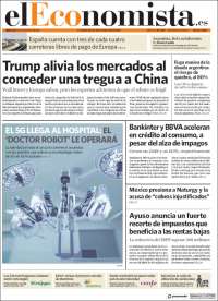 Portada de El Economista (Spain)