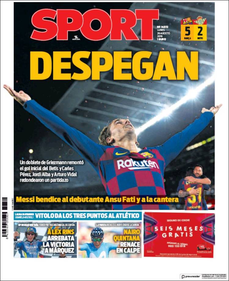 Portada de Sport (España)