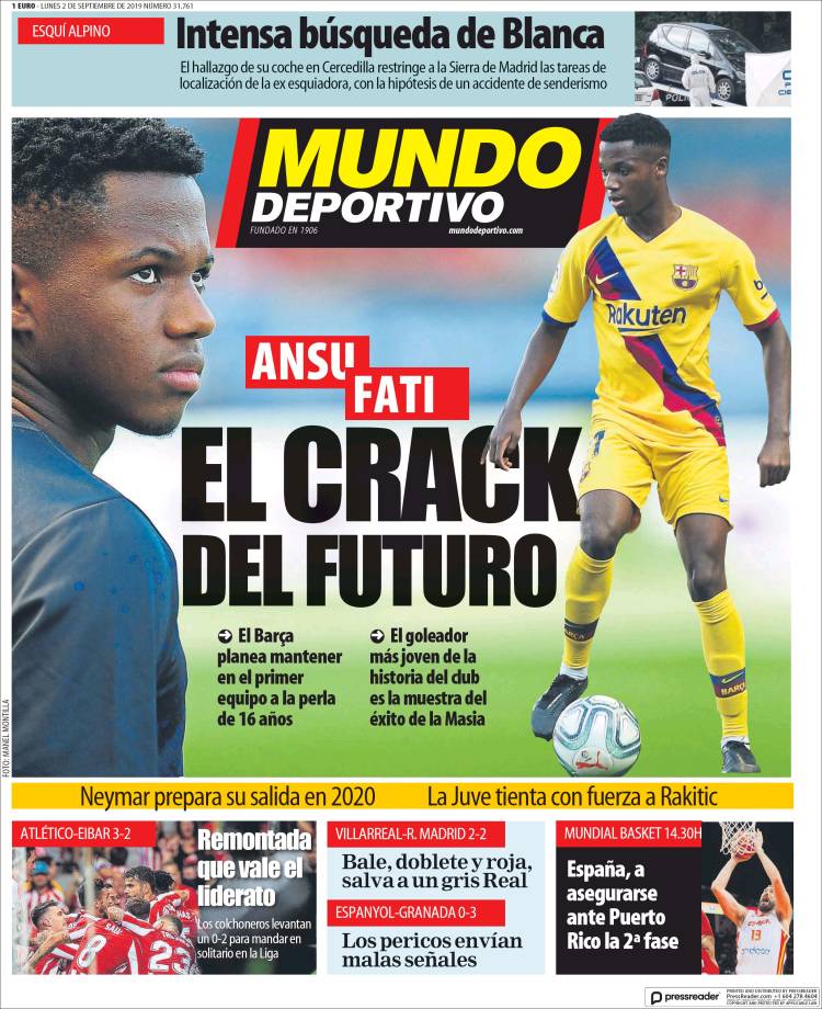 Portada de El Mundo Deportivo (España)