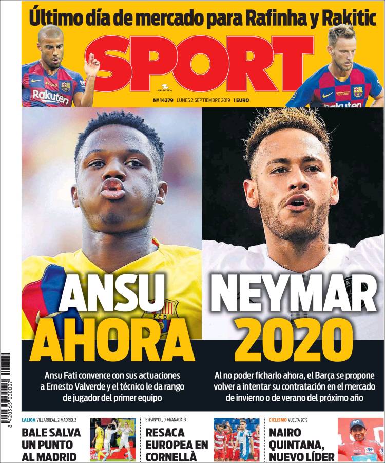 Portada de Sport (España)