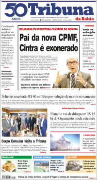 Portada de Tribuna da Bahia (Brasil)