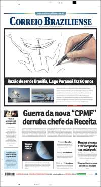 Portada de Correio Braziliense (Brasil)