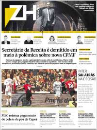 Portada de Zero Hora (Brasil)