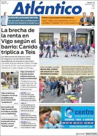 Portada de Atlántico Diario (España)