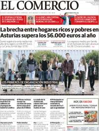 Portada de El Comercio (España)