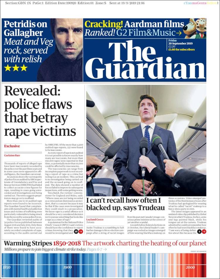 Periódico The Guardian (Reino Unido). Periódicos de Reino Unido. Toda
