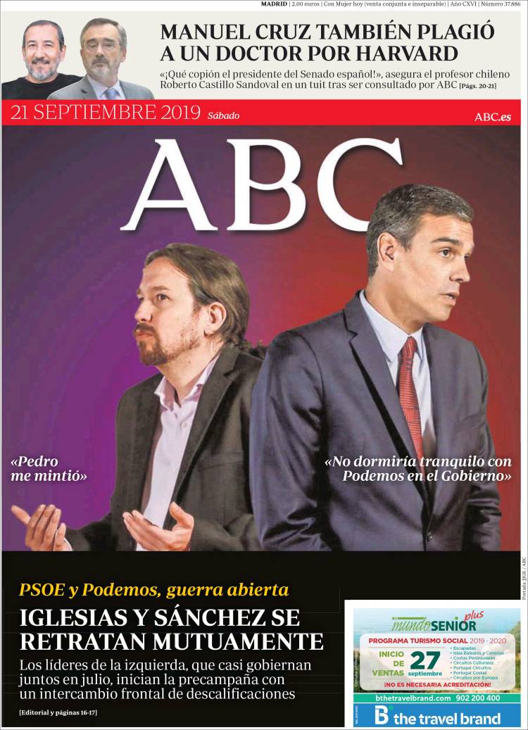 Portada de ABC (España)