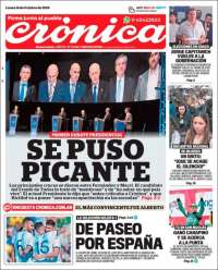 Portada de Crónica (Argentine)