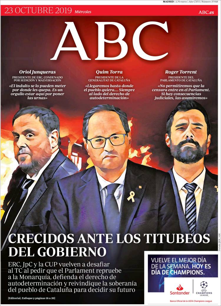 Portada de ABC (España)