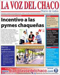 Portada de La Voz del Chaco (Argentina)