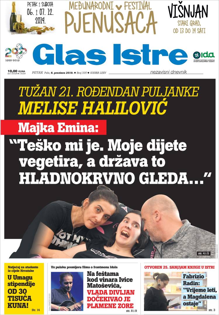 Portada de Glas Istre (Croatia)