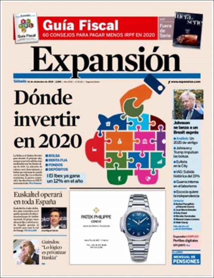 Portada de Expansión (España)