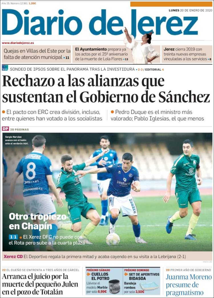 Portada de Diario de Jerez (España)