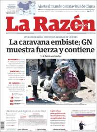 Portada de La Razón (México)