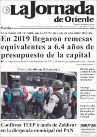 La Jornada de Oriente - Puebla