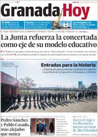 Portada de Granada Hoy (España)