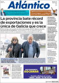 Portada de Atlántico Diario (España)