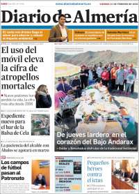 Portada de Diario de Almería (España)