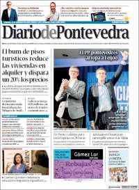 Portada de Diario de Pontevedra (España)