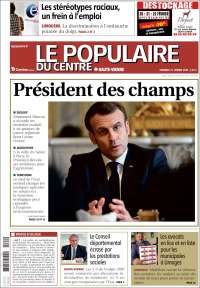 Portada de Le Populaire du Centre (Francia)