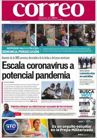 Portada de Correo - El diario del Estado de Guanajuato (México)