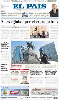 Portada de El País (Uruguay)