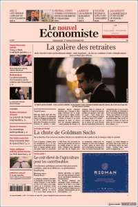 Portada de Le nouvel Economiste (Francia)
