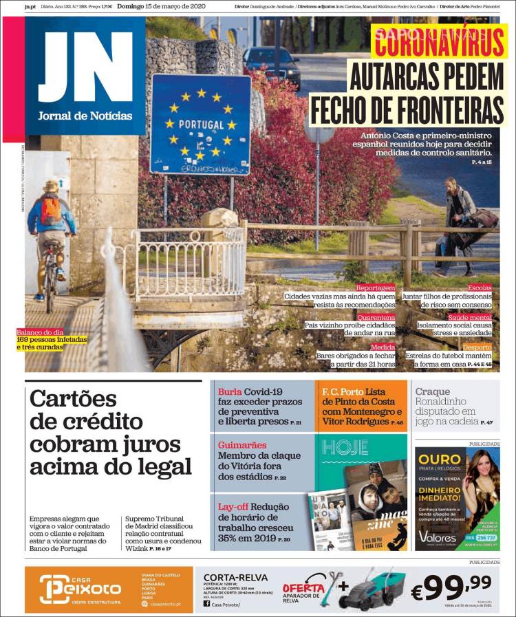 Portada de Jornal de Notícias (Portugal)