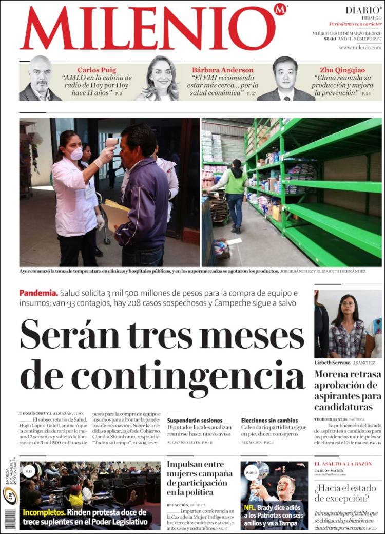 Portada de Milenio de Hidalgo (México)