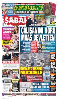 Portada de Sabah (Turquía)