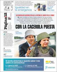 Portada de Página/12 (Argentina)