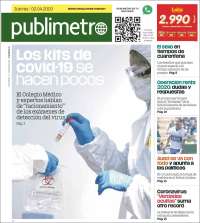 Portada de Publimetro (Chile)