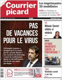 Portada de Courrier Picard (Francia)