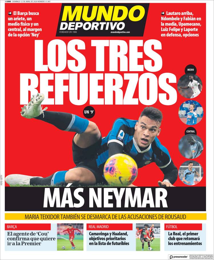 Periódico El Mundo Deportivo España Periódicos De España Edición De