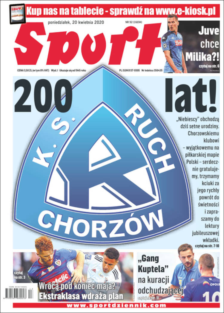 Portada de Katowicki Sport (Polonia)