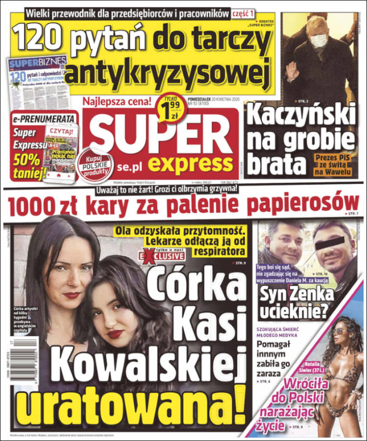 Portada de Super Express (Polonia)