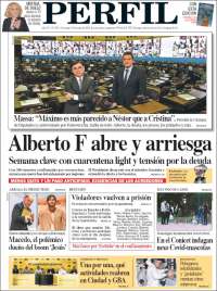 Portada de Diario Perfil (Argentine)