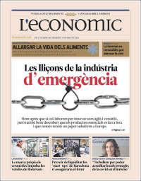 Portada de L'Econòmic (Espagne)