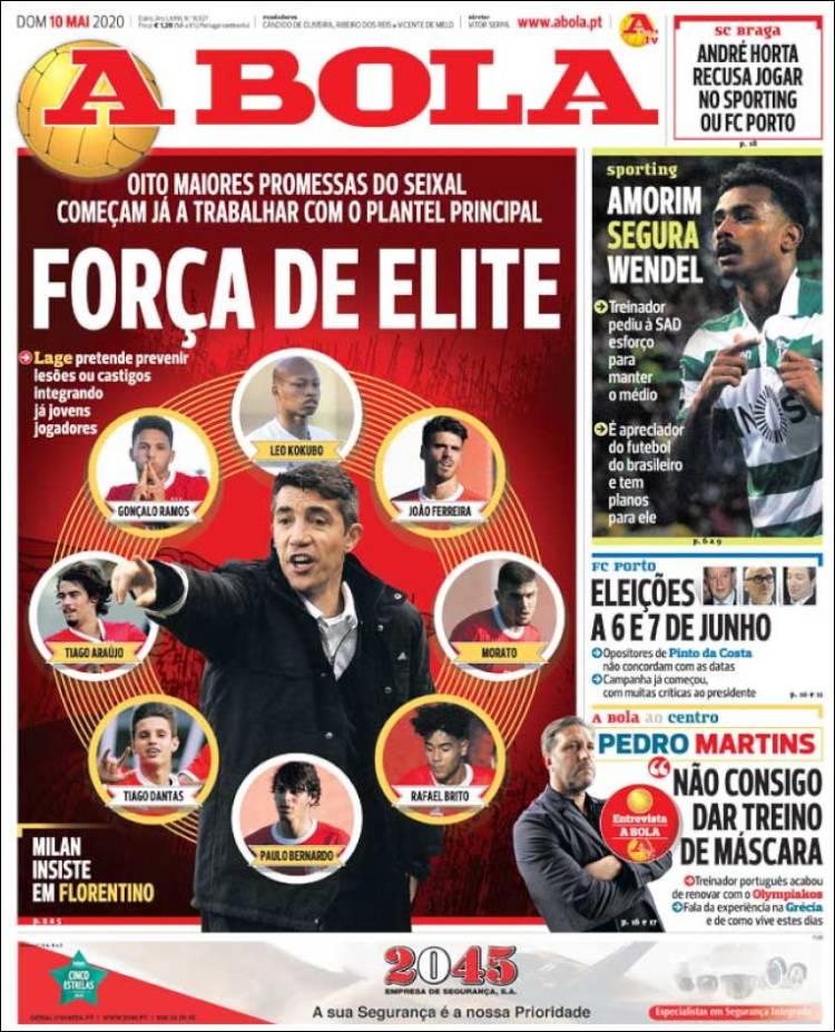 Portada de A Bola (Portugal)