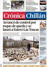 Portada de Crónica Chillán (Chile)