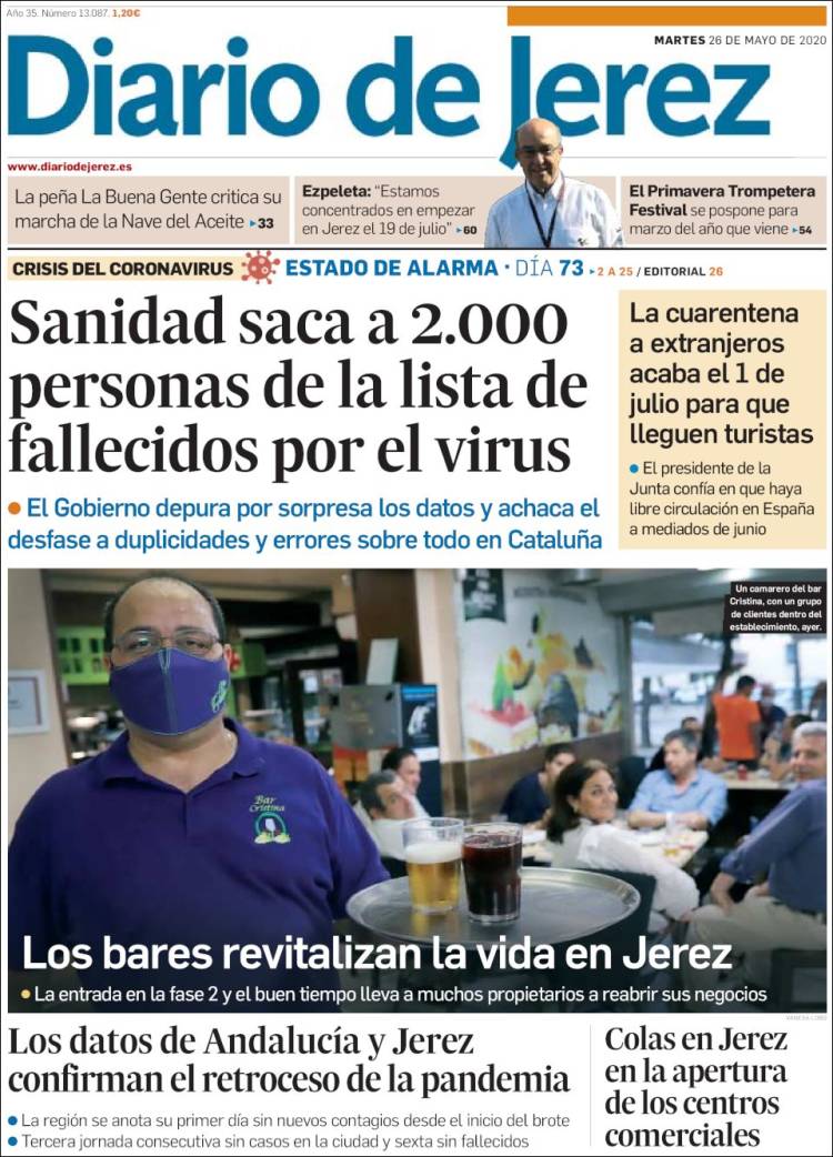 Portada de Diario de Jerez (España)