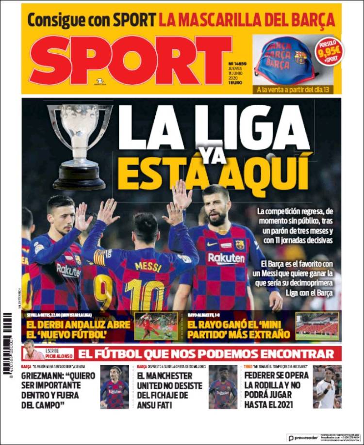 Portada de Sport (España)