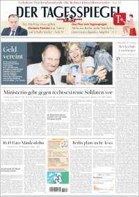 Portada de Der Tagesspiegel (Alemania)