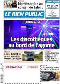 Portada de Le Bien Public (Francia)