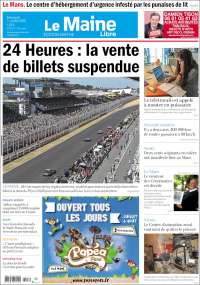 Portada de Le Maine Libre (Francia)