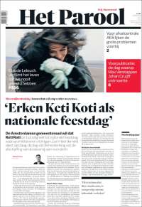 Portada de Het Parool (Países Bajos)