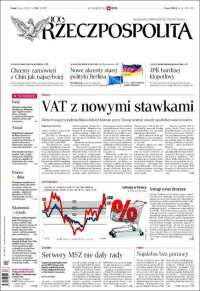 Portada de Rzeczpospolita (Polonia)