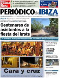 Portada de Periódico de Ibiza (España)