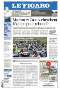 Portada de Le Figaro (Francia)